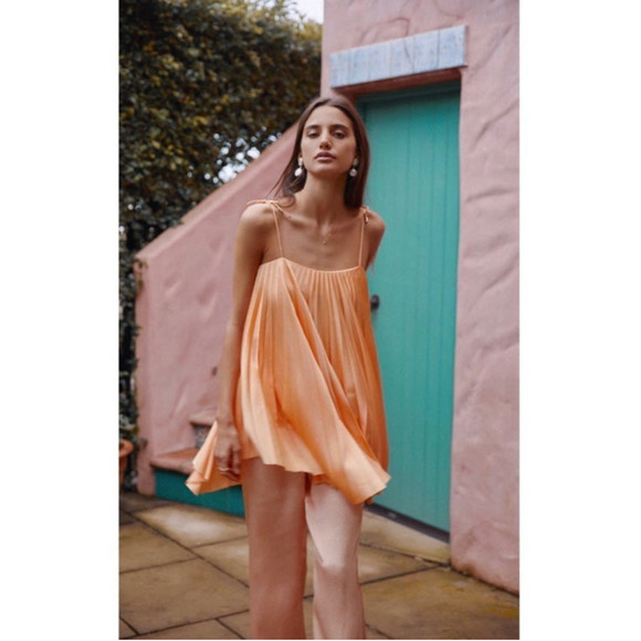 Significant Other Caspian Luster Wide Leg Pant Size 6 - Picture 7 of 12